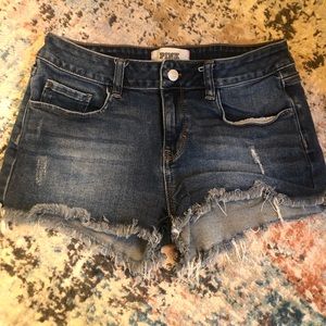 VS PINK frayed shorts